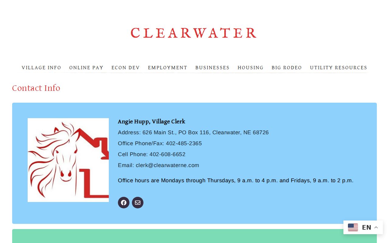 Clearwater court records village clerk contact source