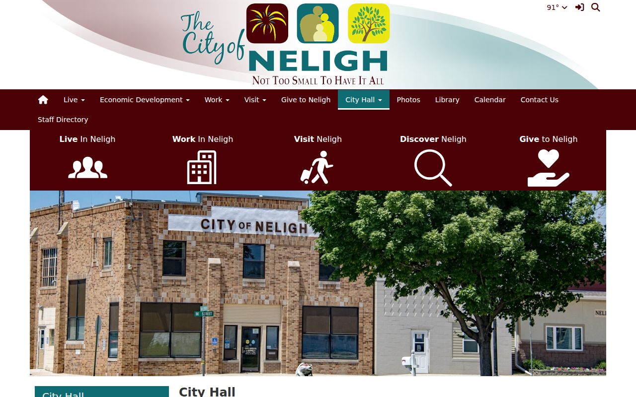 Neligh court records history source from the official city history page